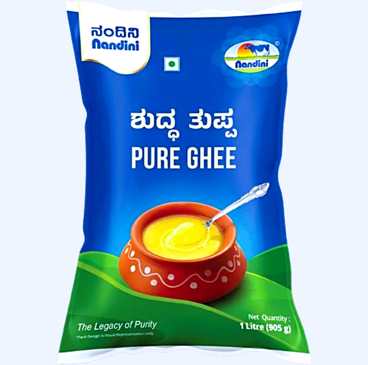 Nandini Pure Ghee, 1 l Pouch