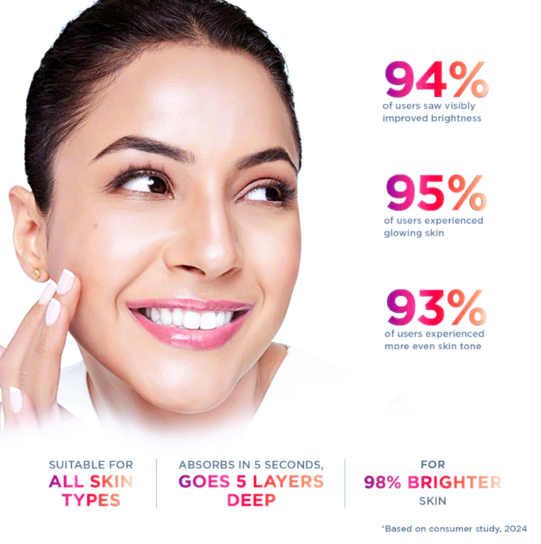 Glow & Lovely Re-New Bright Multivitamin Serum In Cream, 25 g
