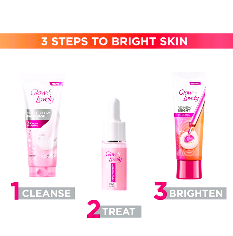 Glow & Lovely Re-New Bright Multivitamin Serum In Cream, 25 g