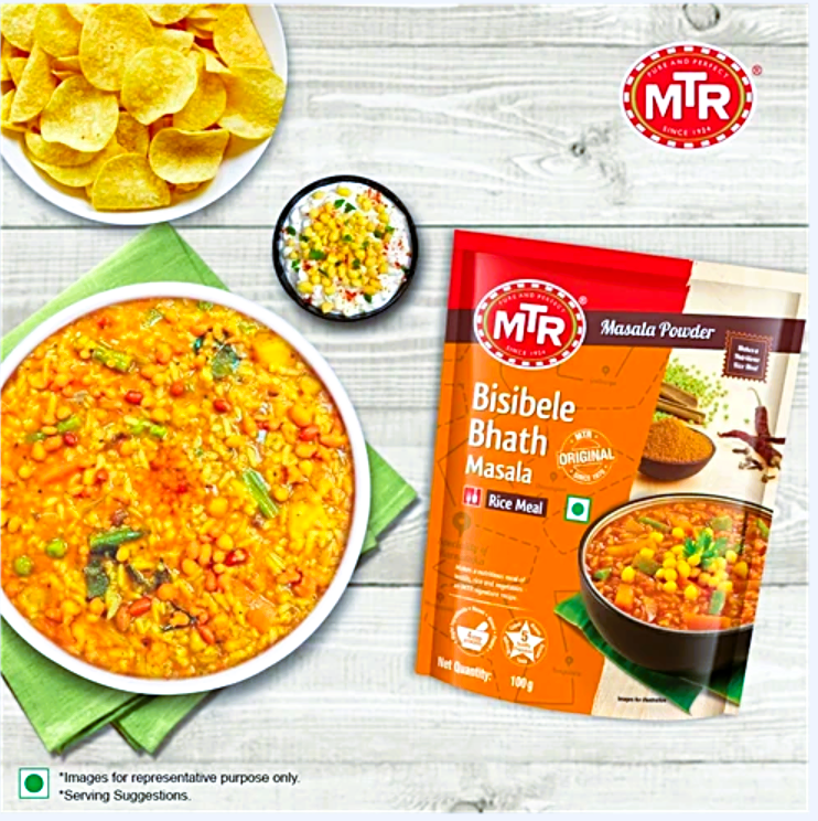 MTR Bisibele Bath Masala, 100 g Pouch