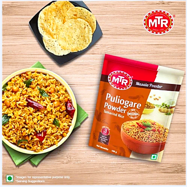 MTR Puliogare Powder, 100 g Pouch