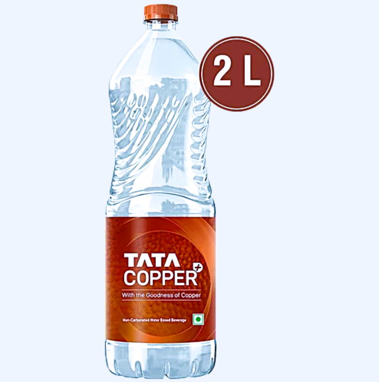 Tata Copper+ Water With Goodness Of Copper, 2 l Bottle