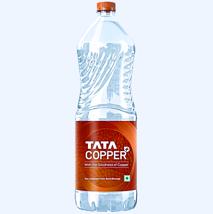 Tata Copper+ Water With Goodness Of Copper, 2 l Bottle