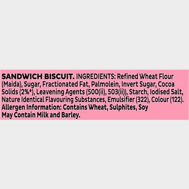 Cadbury Oreo Strawberry Creme Flavoured Chocolatey Sandwich Biscuits, 41.75 g