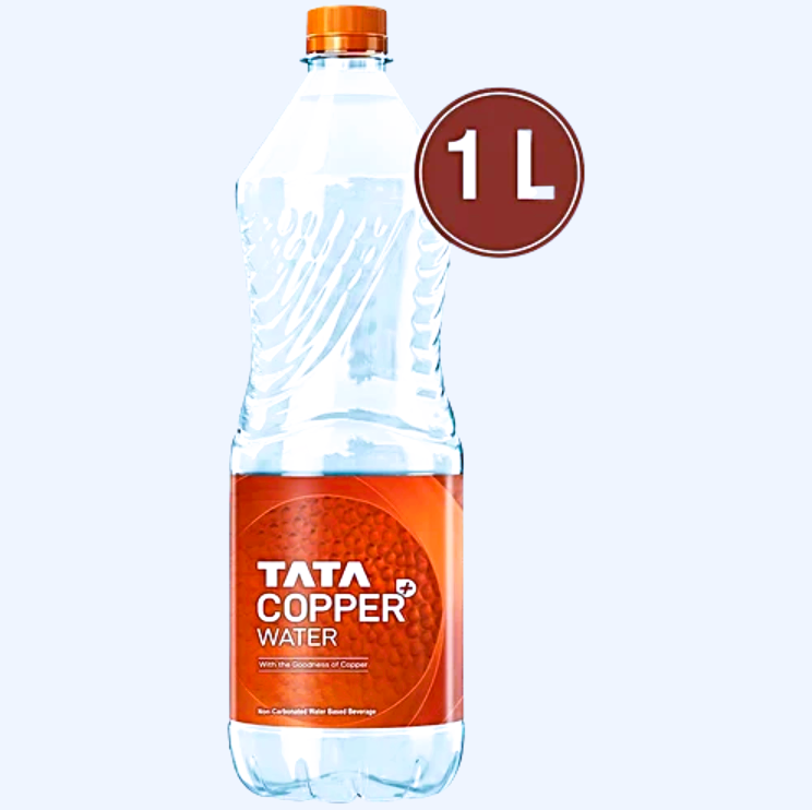Tata Copper+ Water With Goodness Of Copper, 1 l Bottle