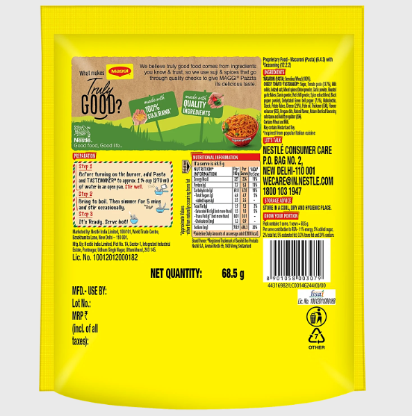 Maggi Pazzta Cheesy Tomato Twist 68.5 g