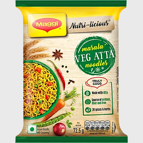 Maggi Nutri-licious Masala Veg Instant Atta Noodles 72.5 g