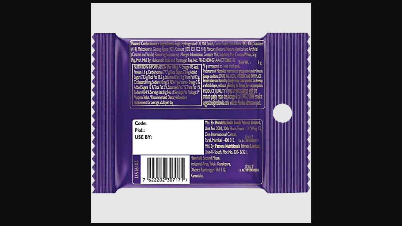 Cadbury Dairy Milk Shots Chocolate Balls, 8 g
