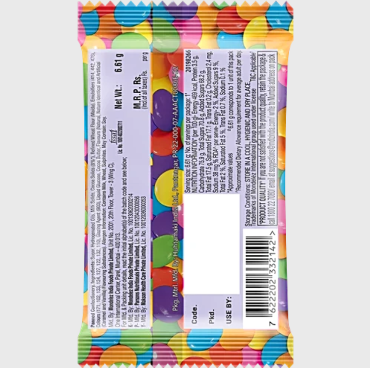 Cadbury Gems Chocolate 7.1 g Pouch