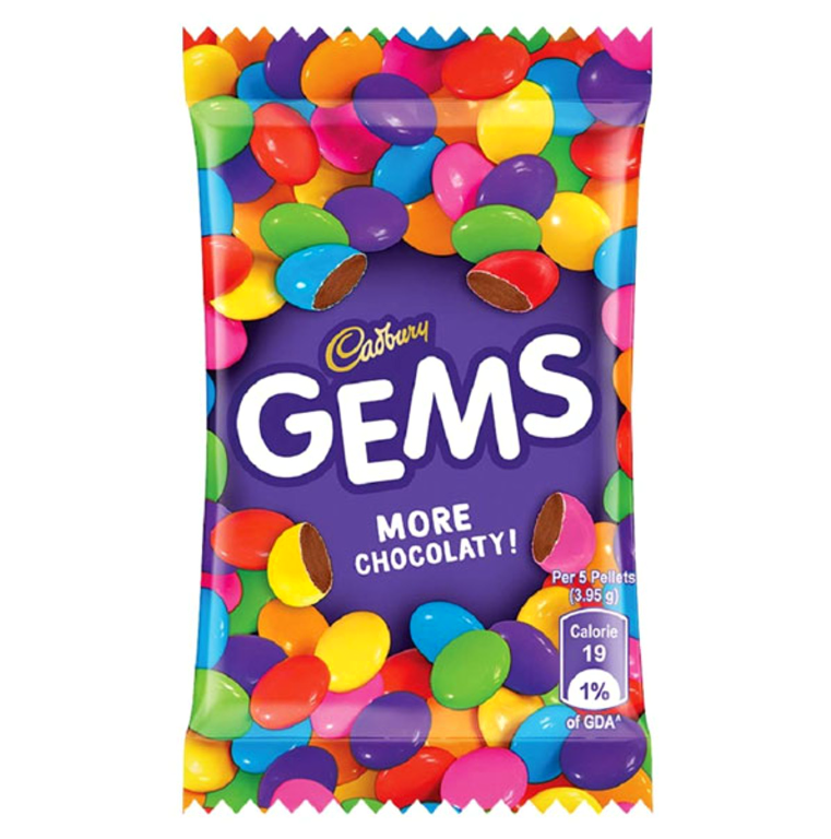 Cadbury Gems Chocolate 7.1 g Pouch