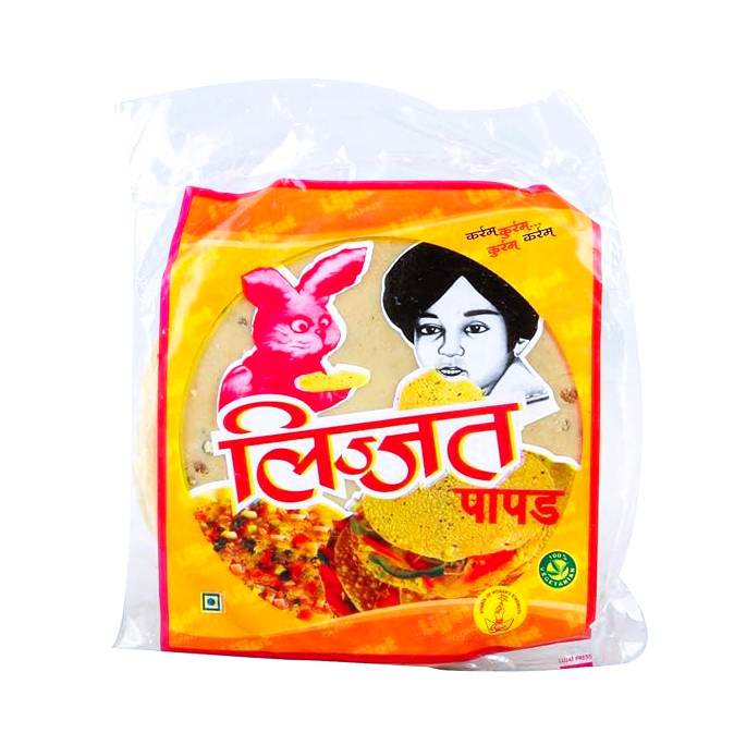 Lijjat Urad Papad, 200 g Pouch