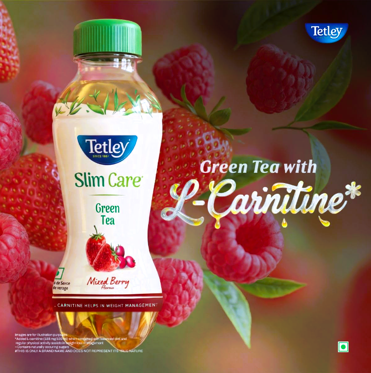 Tetley Ready to Drink Green Tea, Mixed Berry 200 ml