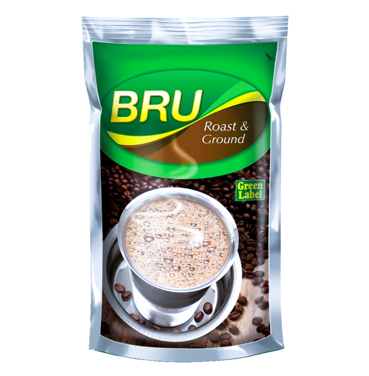 BRU Filter Coffee - Green Label, 500 g