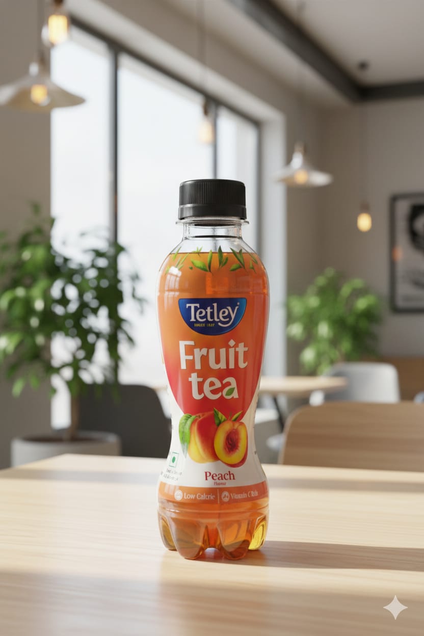 Tetley Fruit Tea Peach Flavour 200 ml