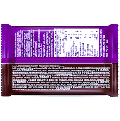 Britannia Bourbon The Original Chocolate Cream Biscuit 60 g