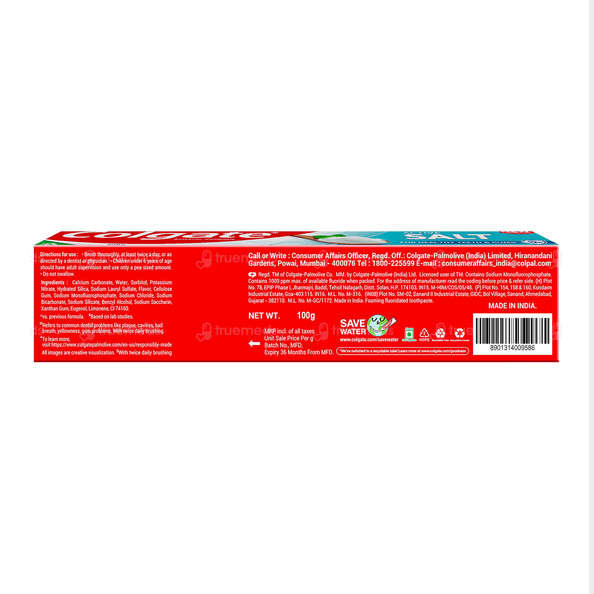 Colgate Active Salt Toothpaste, 100 g
