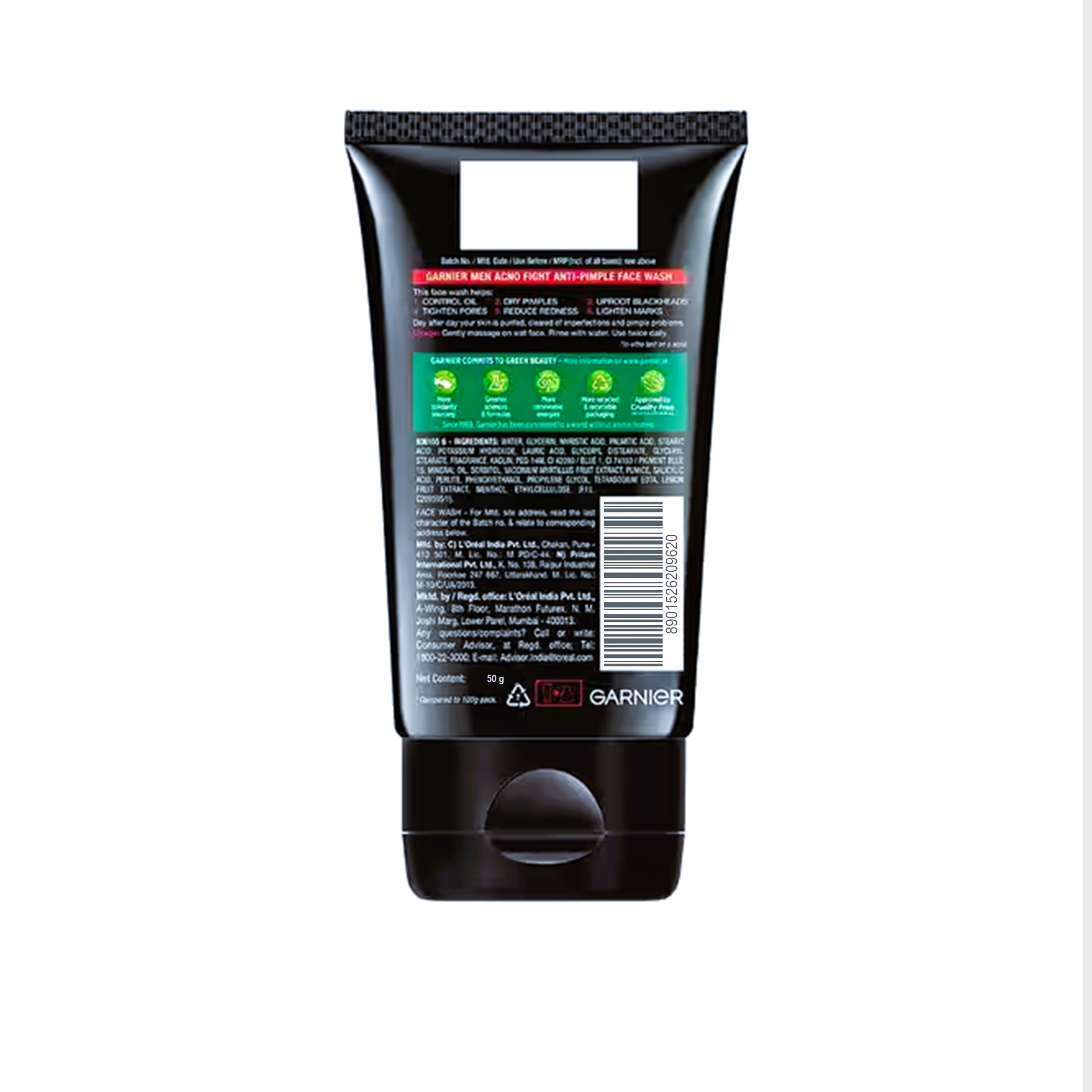 Garnier Men Acno Fight Anti-Pimple Face Wash, 50 g