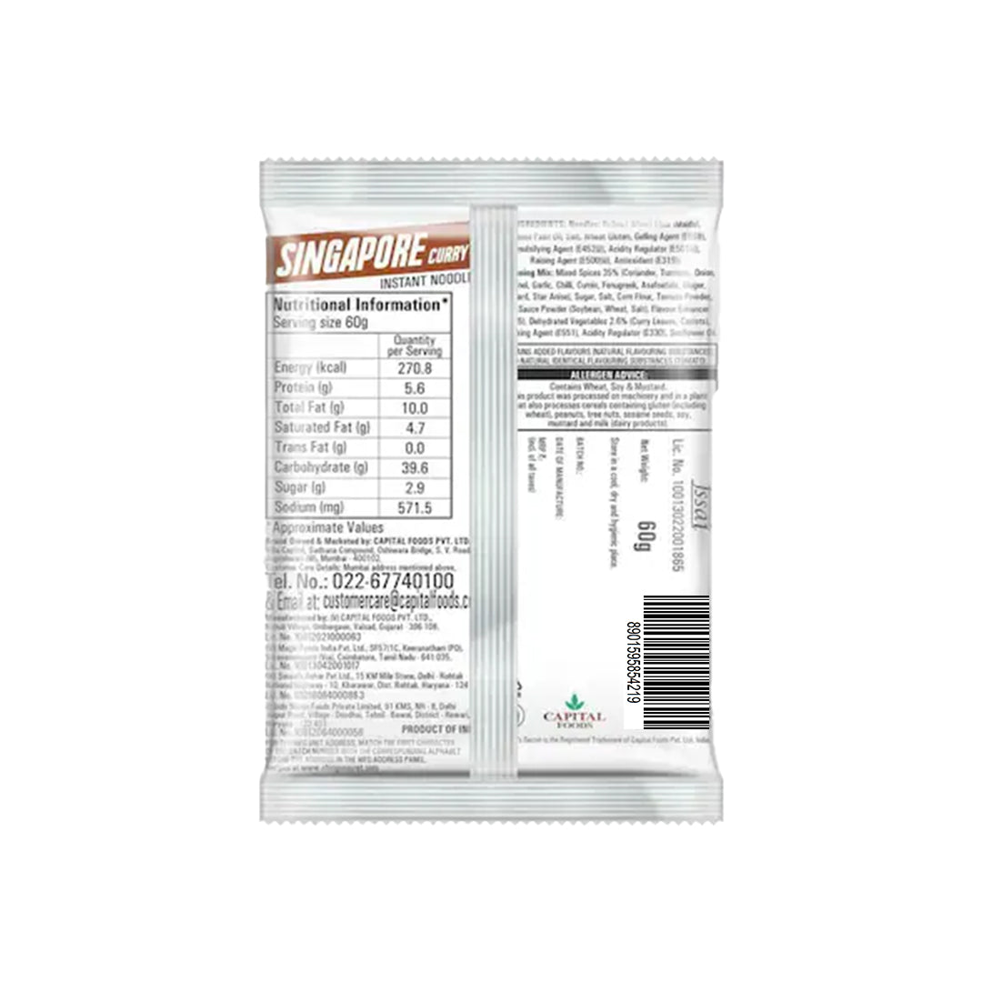 Ching's Secret Singapore Curry Instant Noodles, 60 g