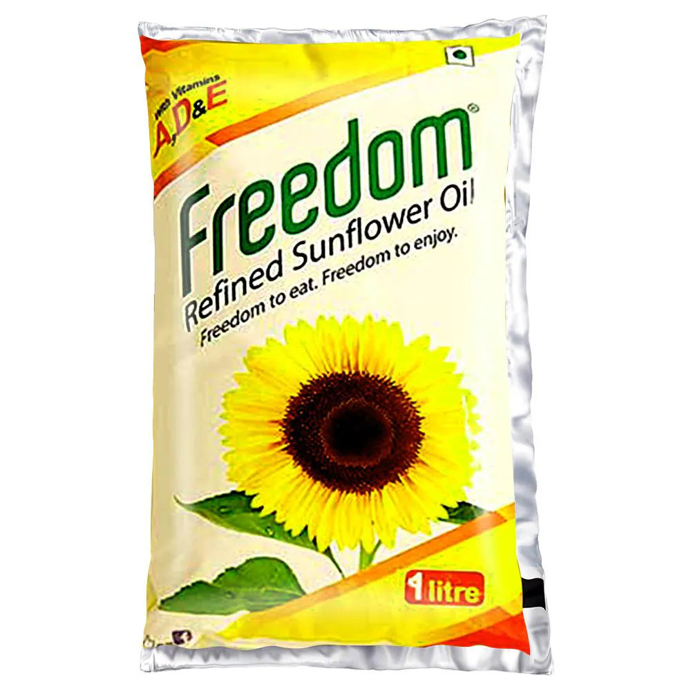 Freedom Refined Sunflower Oil, 1 ltr
