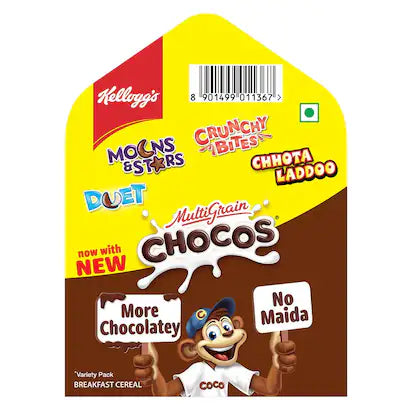 Kellogg's Chocos Variety Pack, 140 g (Pack of 7)