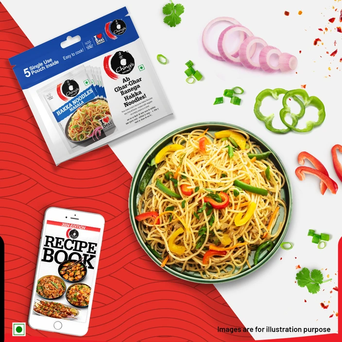 Ching's Secret Chowmein Noodles, 140 g (With Free Masala Pouch)