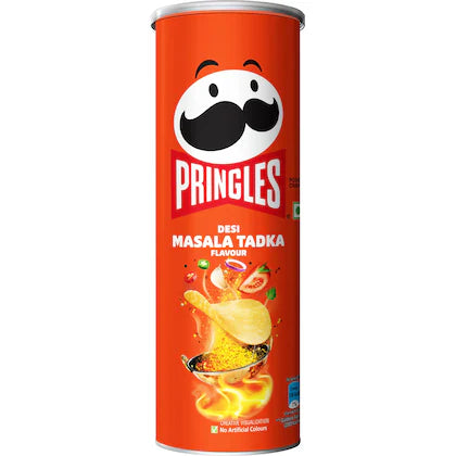 Pringles Desi Masala Tadka Potato Crisps, 102 g