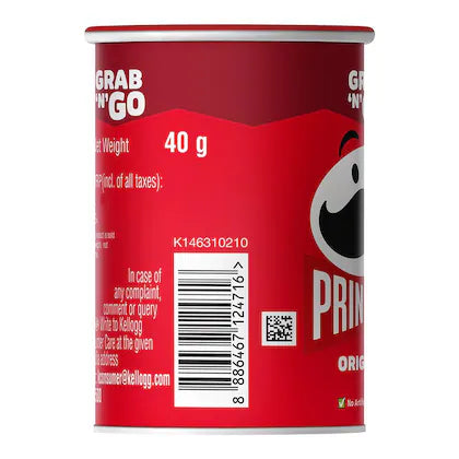 Pringles Original Potato Crisps, 40 g
