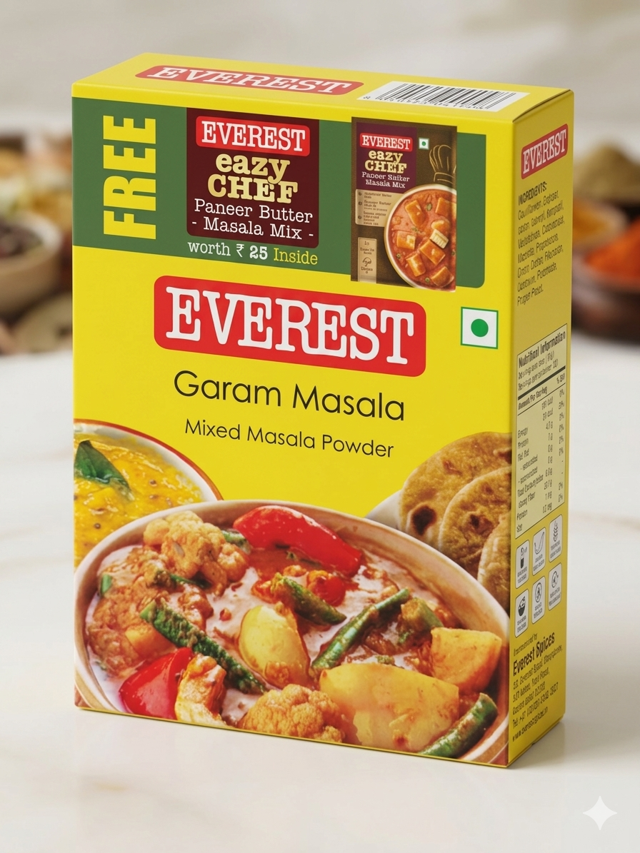 Everest Garam Masala, 50 g Carton