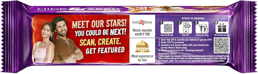 Parle Hide & Seek Chocolate Chip Cookies 115.5 g