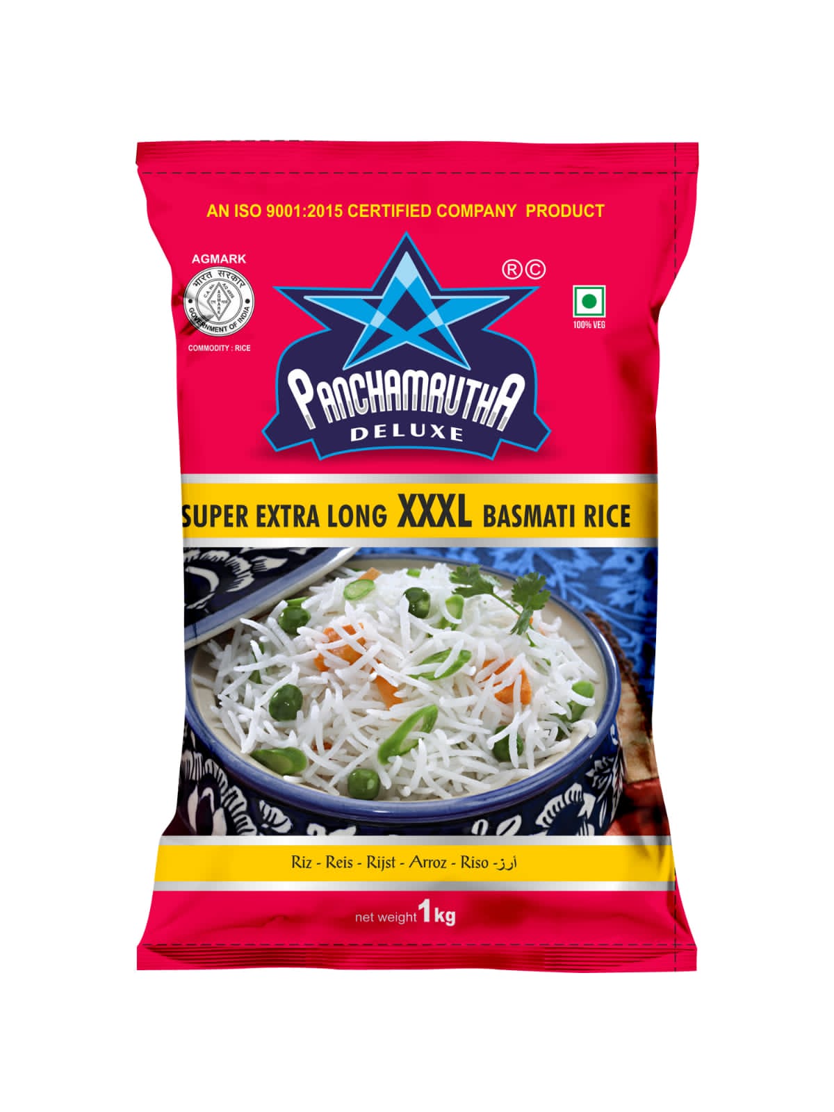XXXL BASMATI RICE XXXL ಬಾಸ್ಮತಿ ರೈಸ್, PANCHAMRUTHA DELUXE - Panchamrutha