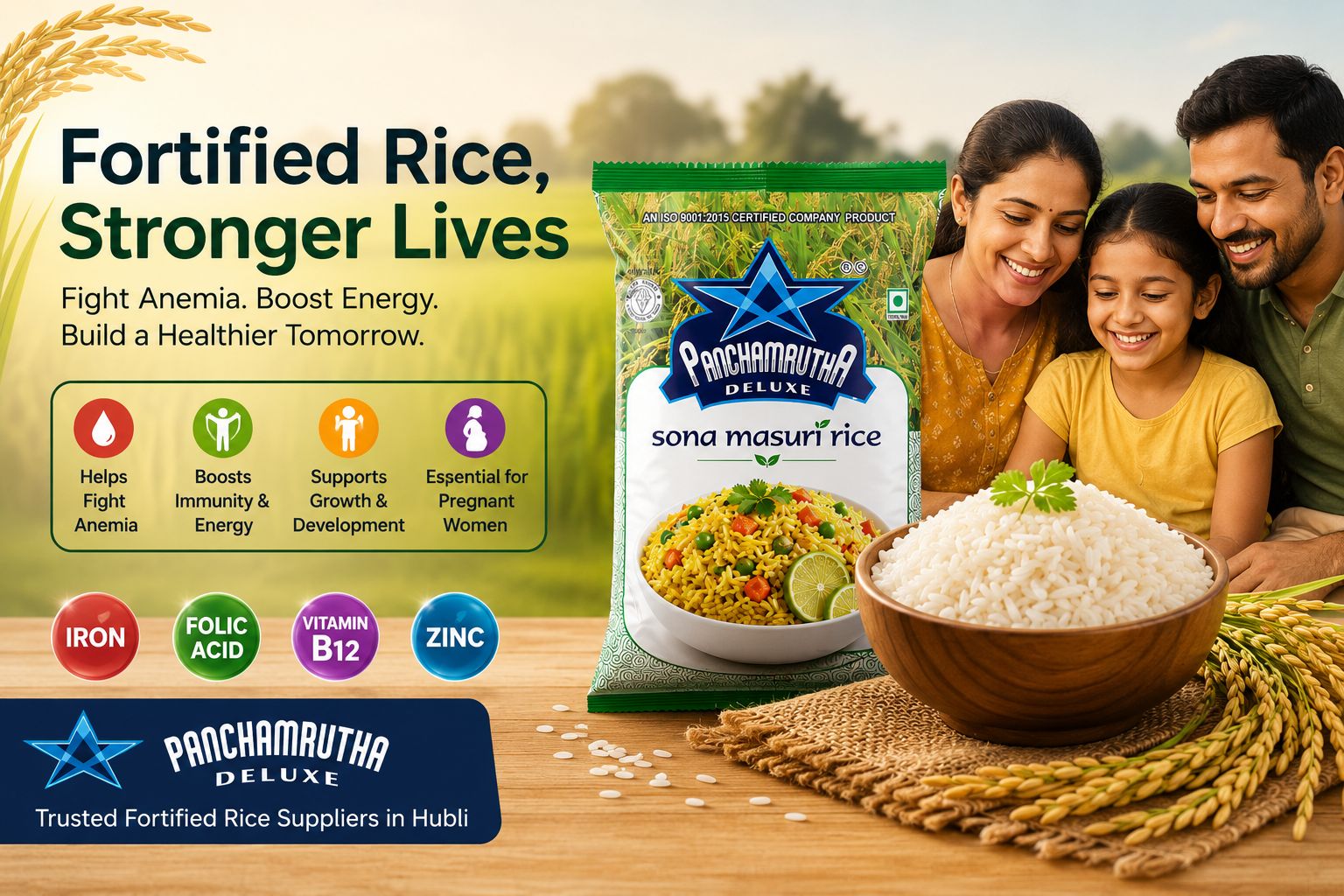 What is Fortified Rice? Benefits for Anemia & How to Use It?