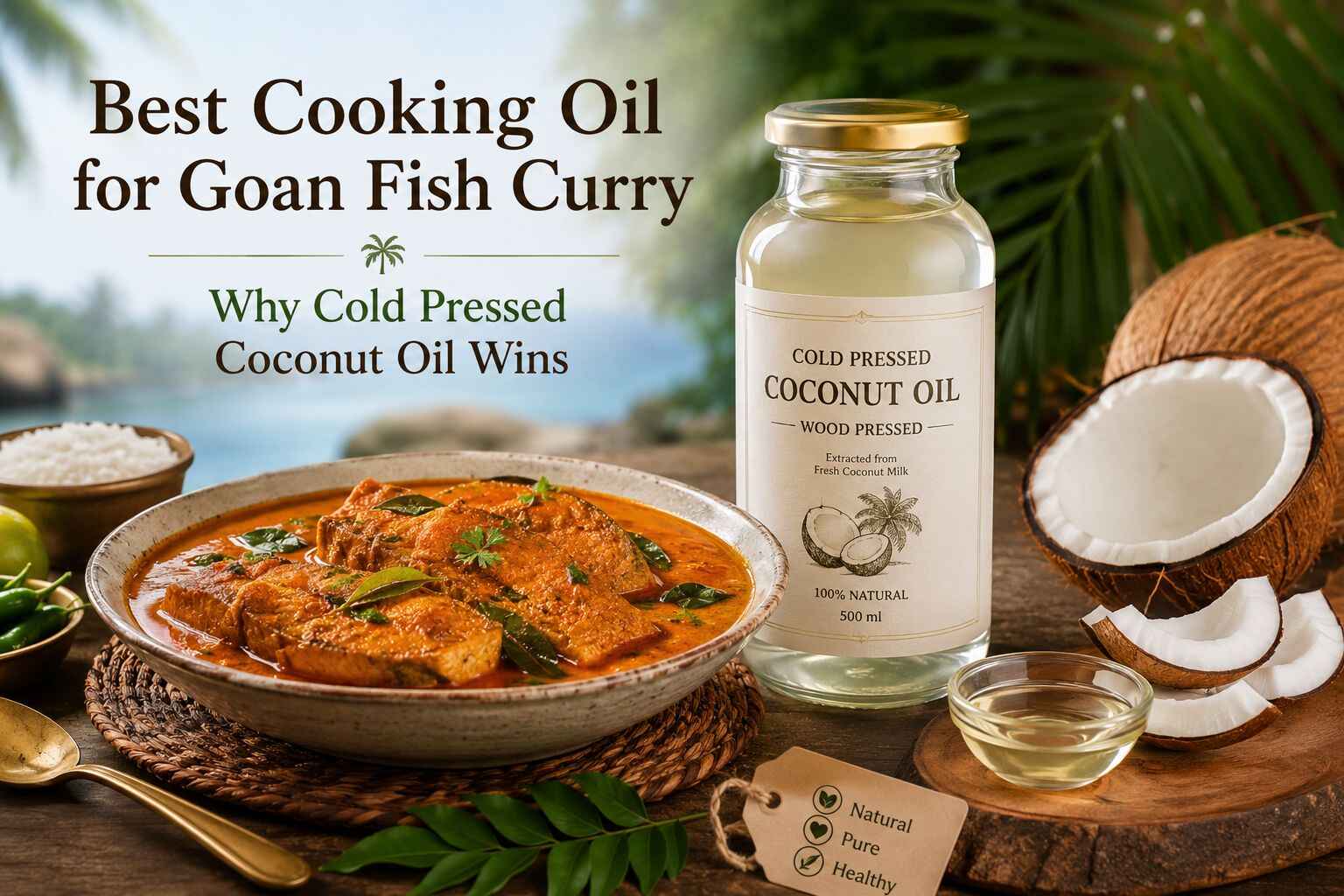 Cooking Oil for Goan Fish Curry