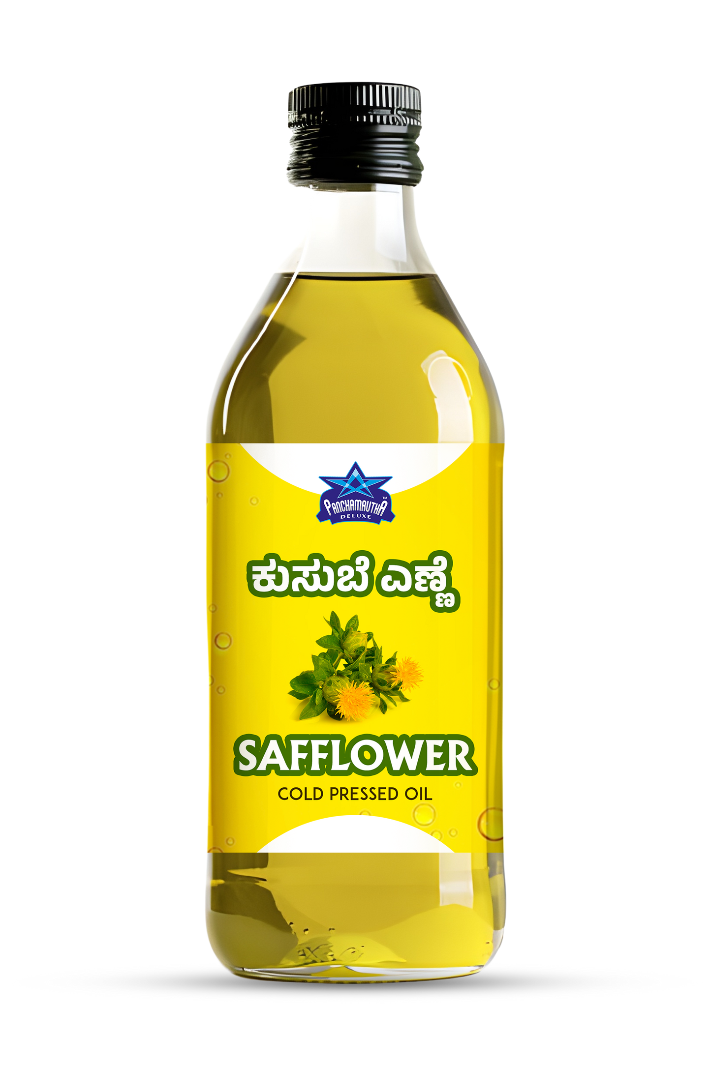 SAFFLOWER OIL ಕುಸುಬಿ ಎಣ್ಣೆ COLD PRESSED, PANCHAMRUTHA DELUXE