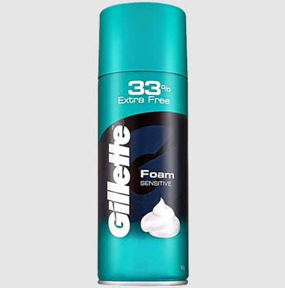 Gillette Classic Foam Shave - Sensitive, Lathers Quickly & Hydrates, 418 g
