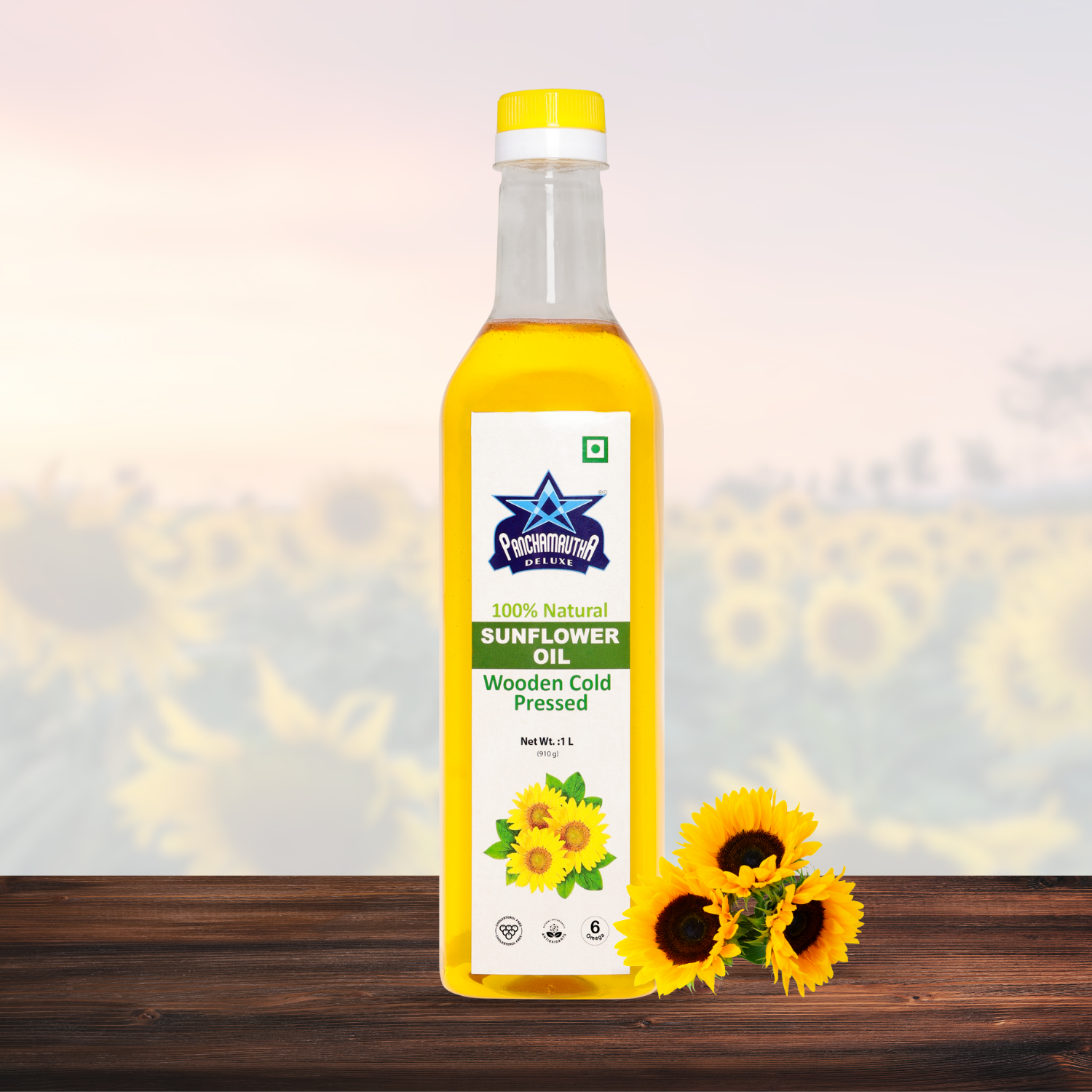 SUNFLOWER OIL ಸೂರ್ಯಪಾನ ಎಣ್ಣೆ COLD PRESSED,  PANCHAMRUTHA DELUXE