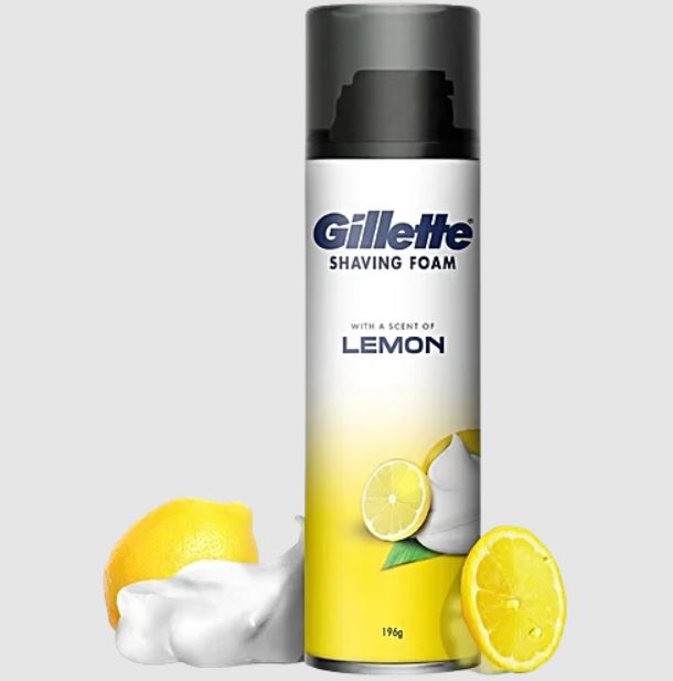Gillette Shaving Foam - Lemon, 196 g