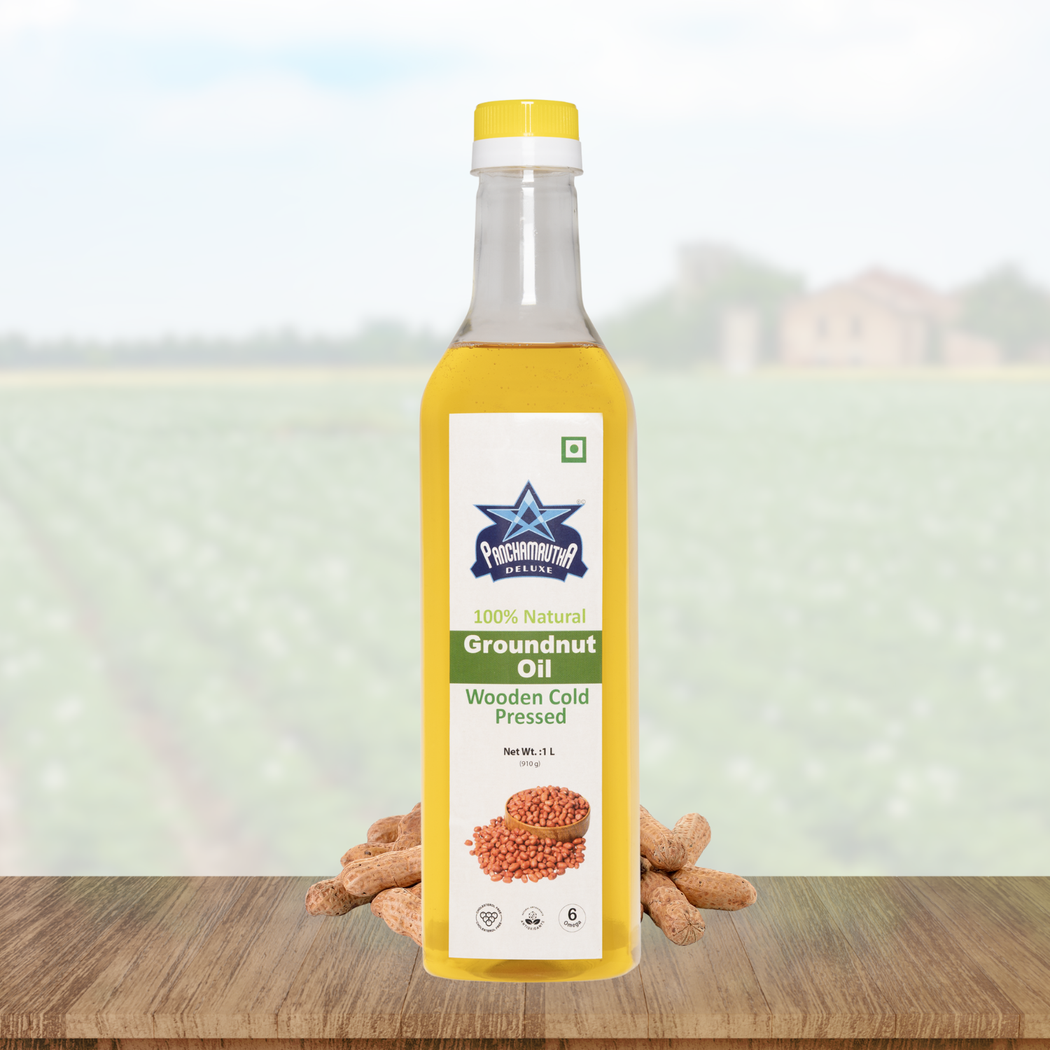 GROUNDNUT OIL  ಶೇಂಗಾ ಎಣ್ಣೆ COLD PRESSED, PANCHAMRUTHA DELUXE