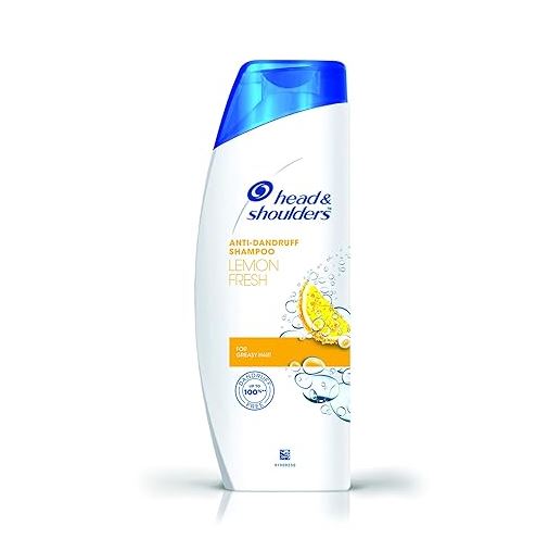 Head & Shoulders Lemon Fresh Anti-Dandruff Shampoo - For Greasy Hair, Upto 100% Dandruff Free, 180 ml