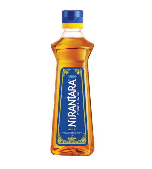 Nirantara Gold Divine Puja Oil, 500 ml