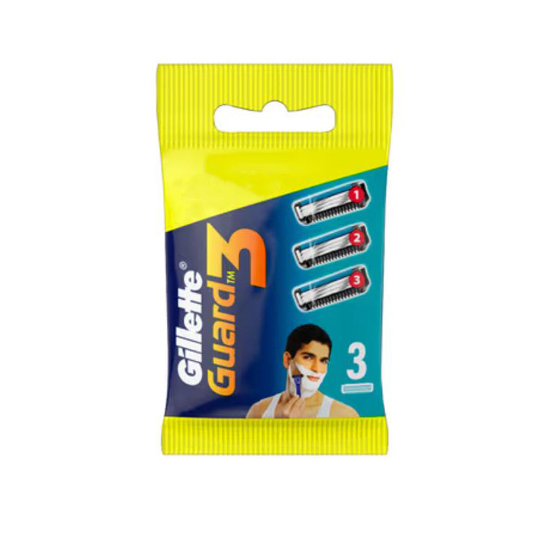 Gillette Guard 3 Blades for Men Pack of 3 Cartridges