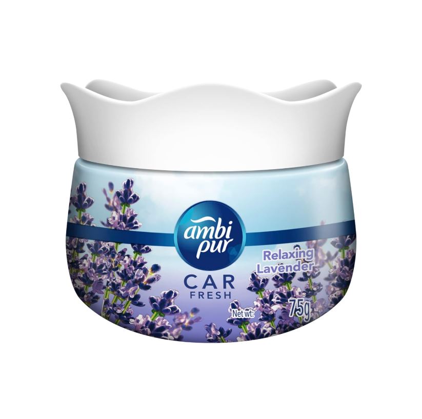 Ambipur Car Freshener Gel - Relaxing Lavender, 75 g