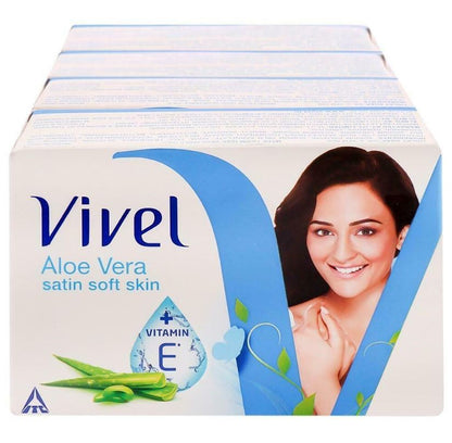 Vivel Aloe Vera Soap 90 g, Buy 3 Get 1 Free
