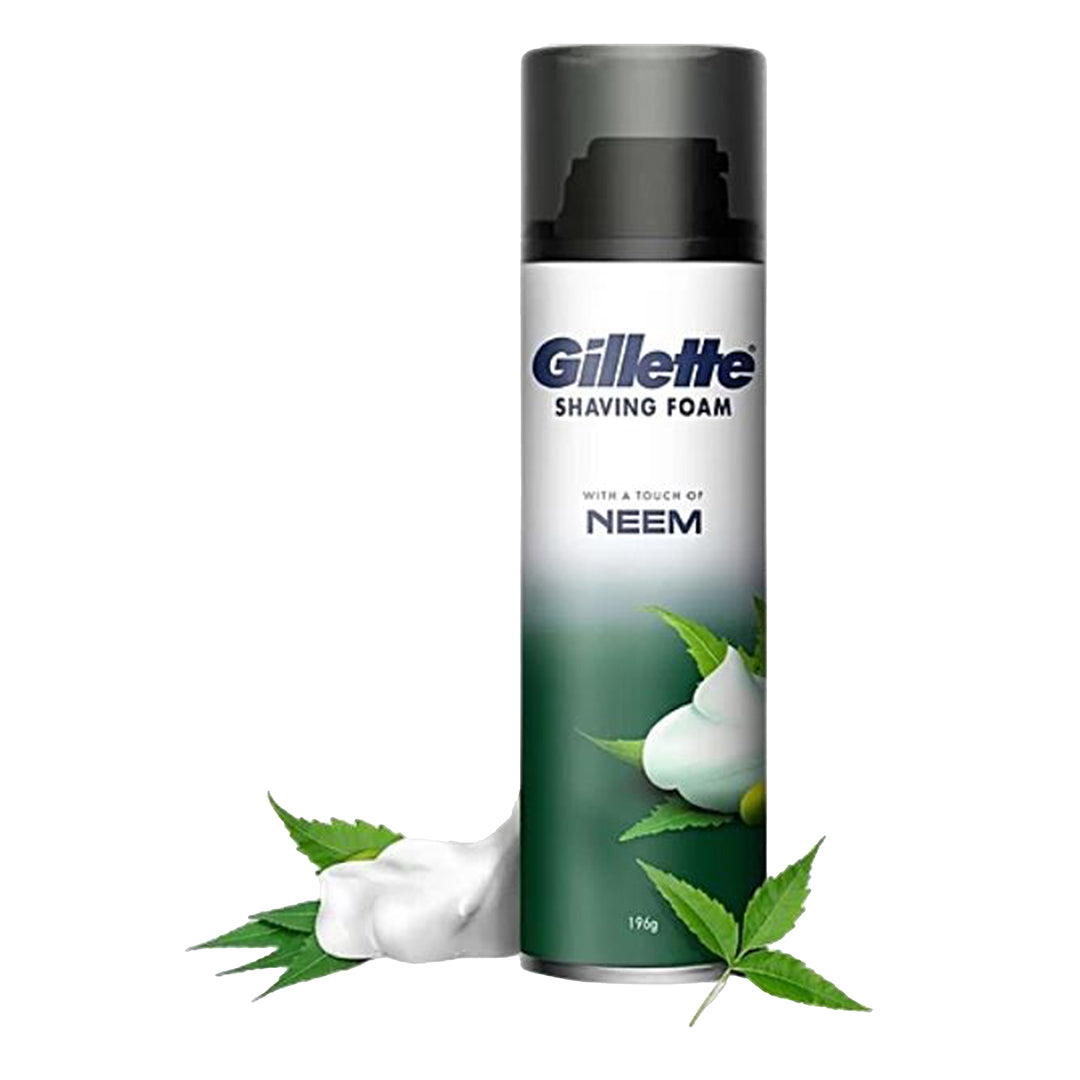 Gillette Shaving Foam - Neem, 196 g
