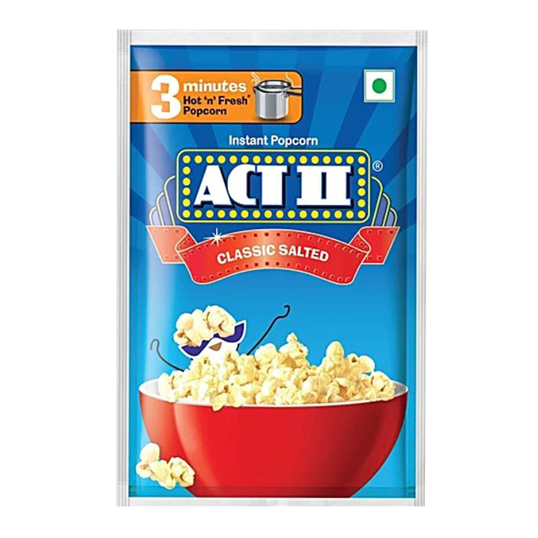 ACT II Classic Salted Instant Popcorn, 40 g