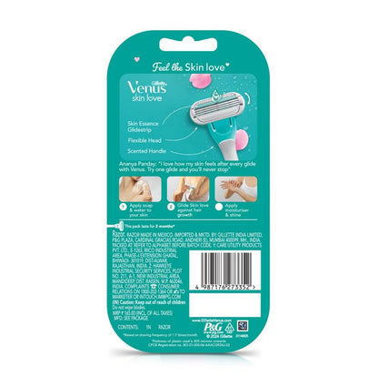 Gillette Venus Skin Love with Skin Essence | Women’s Razor for Hair Removal, 1 pcs