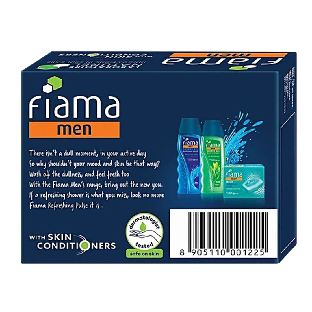Fiama Refreshing Pulse Men Gel Bar, 125 g