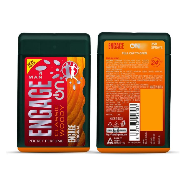 Engage ON Classic Woody Pocket Perfume-17 ml