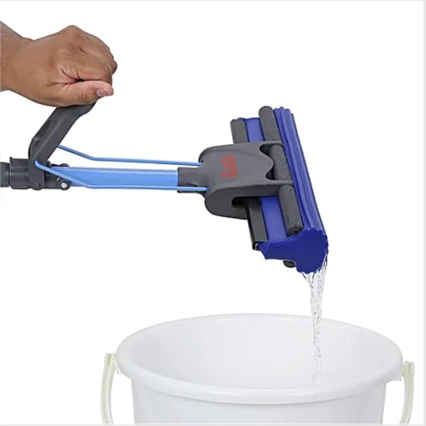 Gala PVA Mop - 6 ft, Blue, 5X Better Water Absorption