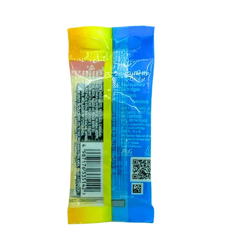 Gillette Guard Razor And Cart Pack Of 4