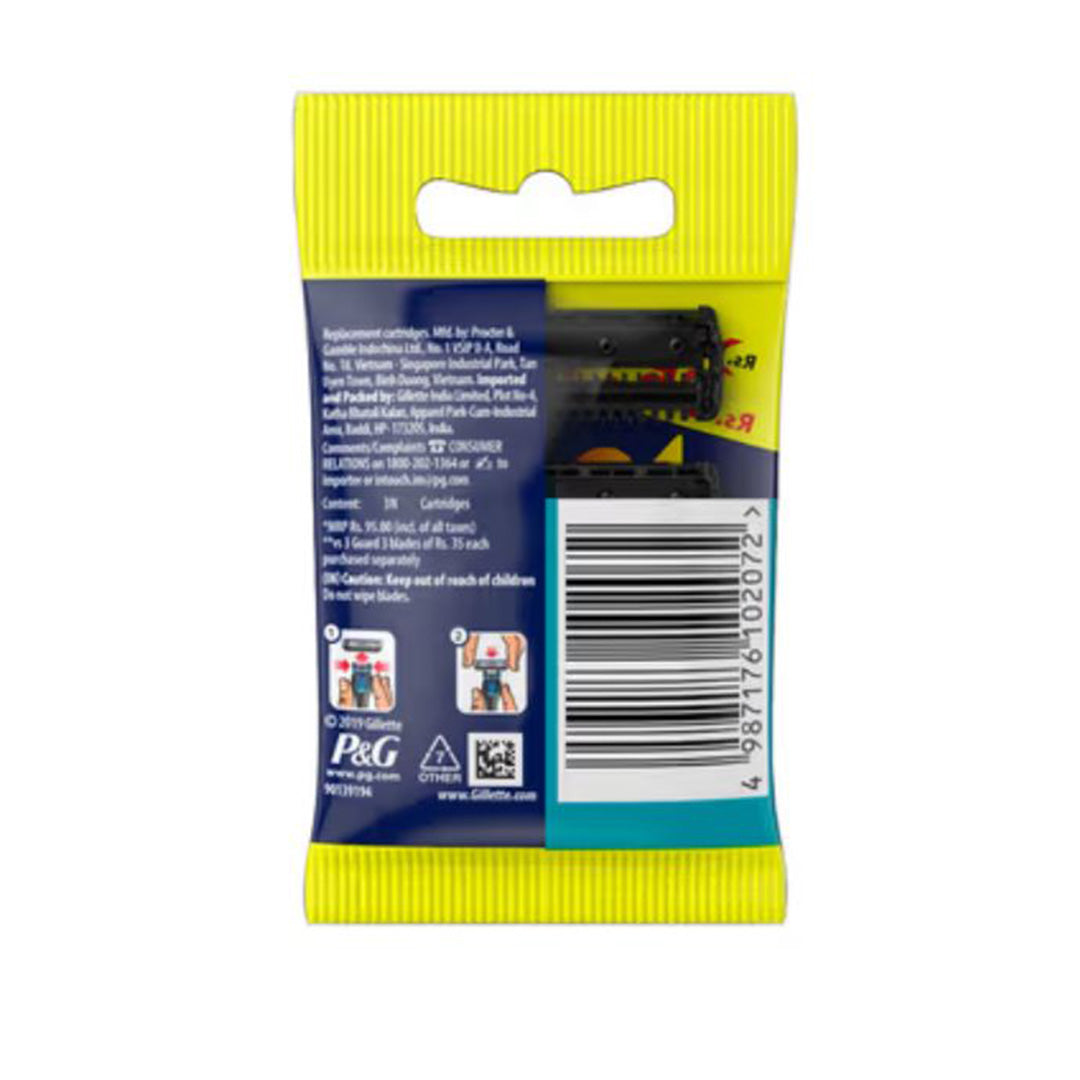 Gillette Guard 3 Blades for Men Pack of 3 Cartridges